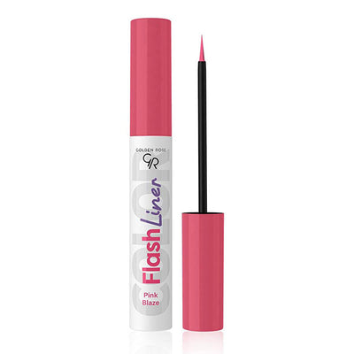 Golden Rose Flash Liner: #105 Pink Blaze - Long-Lasting, Vibrant Colored Eyeliner for Easy, Striking Eye Makeup