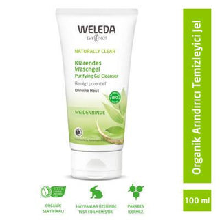 Weleda Naturally Clear Cleansing Gel for Acne-Prone Oily Skin - 3.38 fl oz, Organic & Natural Skincare Weleda Naturally Clear Cleansing Gel - Organic Skincare for Acne-Prone Skin Naturally Clear Cleansing Gel, Acne-prone oily skin care, Organic skincare products, Natural cleansing gel, Weleda Naturally Clear, gentle skincare, non-irritating cleanser, reduces acne visibility, free from harsh chemicals, daily skincare routine, acne-prone skin solution, natural plant extracts, paraben-free, phthalate-free, sil