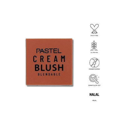 Pastel Profashion Cream Blush: Natural, Buildable, Long-Lasting Color - Cruelty, Paraben & Gluten-Free Formula