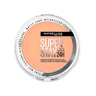 Maybelline SuperStay 24H Hybrid Powder Foundation - Long-Lasting Matte Finish, Vegan Cosmetics for Women Maybelline SuperStay 24H Foundation - Long-Lasting Matte Finish long-lasting foundation, matte finish makeup, vegan cosmetics, hybrid powder foundation, waterproof makeup, Maybelline SuperStay, 24H Foundation, cruelty-free cosmetics, sustainable beauty products, durable makeup, non-shiny finish, special occasion makeup, everyday makeup, cosmetic foundation, women's makeup