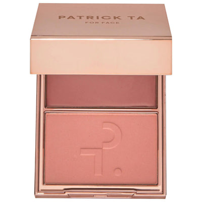 Major Headlines Double-Take Crème & Powder Blush Duo - Long-Wearing, Natural Finish, Cruelty-Free Makeup
