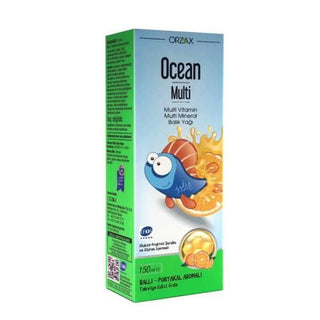 Ocean Multi Şurup: Honey Orange Multi-Vitamin Syrup for Kids - Immune Support, Omega-3, Vitamin D3 - Delicious & Natural! Ocean Multi Şurup: Kids Multi-Vitamin Syrup - Immune & Omega-3 Multi vitamin syrup, Omega 3 supplement, Children's multivitamin, Vitamin D3 supplement, Honey flavored vitamin syrup, Fish oil vitamin, Immune support supplement, Vitamin C syrup, Zinc supplement for kids, Ocean Multi Şurup, multivitamin, kids vitamins, omega 3 for kids, vitamin d, immune support, children's health, nutritio