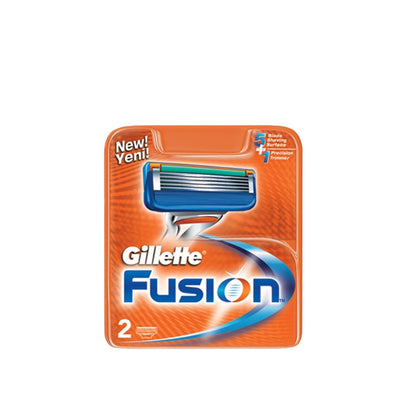 Gillette Gillette Fusion Replacement Blades - Pack of 2, Compatible with Gillette Fusion Razors, High-Quality Shaving Ex