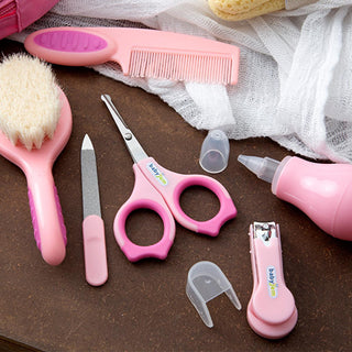 Babyjem Baby Care Set - 7 Piece Newborn Grooming Kit with Portable Case Babyjem 7 Piece Baby Care Set - Newborn Grooming Essentials baby care set, newborn grooming kit, baby grooming accessories, portable baby care, safe baby products, baby grooming essentials, newborn baby care, baby travel kit, gentle baby products