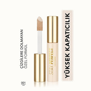 Flormar Stay Perfect Concealer: High Pigment, Long Lasting, Natural Finish - Banish Dark Circles & Blemishes! Flormar Stay Perfect Concealer: High Pigment, Long Lasting Coverage Flormar Stay Perfect Concealer, high pigment concealer, long lasting concealer, natural finish concealer, full coverage concealer, crease proof concealer, concealer for dark circles, concealer for blemishes, concealer, makeup, beauty, cosmetics, dark circles, blemishes, skin imperfections, even skin tone, natural look, long-lasting,