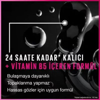 Maybelline New York Lash Sensational Firework Mascara - Waterproof, Volumizing, Lengthening Mascara for Dramatic Eye Makeup Maybelline Lash Sensational Firework Mascara - Waterproof & Volumizing Maybelline New York Lash Sensational Firework Mascara, waterproof mascara, volumizing mascara, lengthening mascara, intense black mascara, dramatic eye makeup, long-lasting mascara, special brush design, Carbon Black pigments, elastic polymers, film-forming agents, cosmetic, eye makeup, beauty product, makeup essent