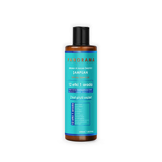 panorama-professional-shampoo-bottle, panorama-professional-shampoo-label Panorama Professional Shampoo - Breakage & Damage Repair for Strong, Healthy Hair | 13.5 fl. oz. Panorama Professional Shampoo - Breakage & Damage Repair panorama-professional, damage-repair-shampoo, hair-care, moisturizing-shampoo, hair-nourishment, strong-hair, color-protection, shampoo-for-color-treated-hair, hair-strength, ai-generated