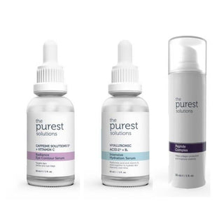 The Purest Solutions: Anti-Aging Skincare Set - Eye Contour Serum, Hydration & Peptide – Reduce Wrinkles, Fine Lines, Boost Skin Radiance The Purest Solutions Anti-Aging Skincare Set | Reduce Wrinkles anti-aging skincare set, eye contour serum, hydration serum, peptide complex, wrinkle reduction, skin hydration, fine lines treatment, caffeine eye serum, hyaluronic acid serum, anti-aging serum set, skincare, anti-aging, eye serum, hydration, peptides, wrinkles, fine lines, caffeine, vitamin C, hyaluronic aci