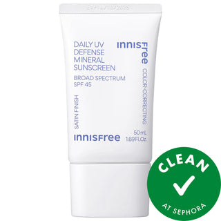 Daily UV Defense Mineral Sunscreen Broad Spectrum SPF 45 - Green-Tinted, Hydrating, Non-Nano Zinc Sunscreen for Sensitive Skin Daily UV Defense Mineral Sunscreen SPF 45 - Hydrating & Non-Nano Zinc mineral sunscreen, broad spectrum SPF 45, green-tinted sunscreen, hyaluronic acid sunscreen, non-nano zinc sunscreen, sensitive skin sunscreen, clean beauty sunscreen, skincare, sun protection, face sunscreen, natural sunscreen, redness relief, hydration, Korean skincare, cica, squalane, lightweight cream, non-gre
