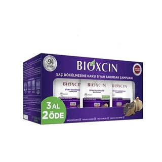 bioxcin black garlic shampoo 3 for 2 offer, bottle of bioxcin black garlic shampoo Bioxcin Black Garlic Shampoo - 3 for 2 Offer | 12 fl oz Bioxcin Black Garlic Shampoo - 3 for 2 Offer bioxcin, black-garlic, shampoo, hair-care, hair-loss, 3-for-2-offer, natural-ingredients, scalp-health, stronger-hair, ai-generated