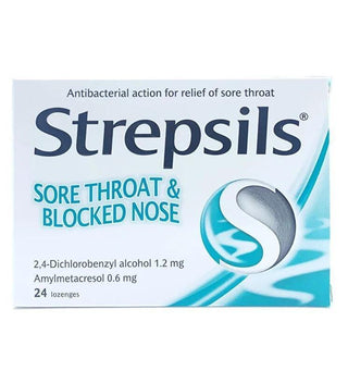 Strepsils Menthol Pastil - Soothing Relief | 24 Count