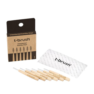 T-Brush Bamboo Interdental Brushes Set of 6 - Eco-Friendly Oral Hygiene Solution for Effective Interdental Cleaning T-Brush Bamboo Interdental Brushes - Eco-Friendly Oral Care interdental brushes, bamboo toothbrush, oral hygiene, dental care, interdental cleaning, eco-friendly, biodegradable, sustainable, oral health, gum disease prevention, dental hygiene, green products