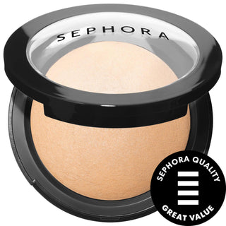 Sephora Collection Microsmooth Baked Face Powder Foundation: Light, Buildable Coverage - Paraben & Gluten-Free, Cruelty-Free, Noncomedogenic Sephora Microsmooth Baked Face Powder: Light Coverage, Cruelty-Free baked face powder foundation, light coverage foundation, paraben free foundation, gluten free makeup, cruelty free face powder, noncomedogenic face powder, buildable coverage powder, microsmooth powder, Sephora Collection foundation, recyclable makeup packaging, face powder, powder foundation, light fo