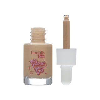 Beaulis Colored Moisturizing Makeup Base - Radiant Glow, Natural Complexion, 2 Color Options Beaulis Colored Moisturizing Makeup Base - Radiant Glow colored moisturizing makeup base, glow skin, radiant complexion, natural glow, makeup base, moisturizing base, cosmetic, beauty, skincare, makeup, Beaulis, Gilded Glow, Pearlescent, liquid formula, damla applicator, customizable coverage