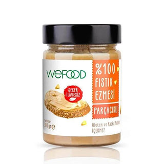 Wefood 100% Pistachio Spread - Natural, Preservative Free, Healthy Snack - 300g Wefood 100% Pistachio Spread - Natural & Healthy Pistachio Spread, Natural Nut Spread, No Additives, Preservative Free, Healthy Snack, Nut Butter, Spread, Healthy Eating, Snack, Wefood, 300g