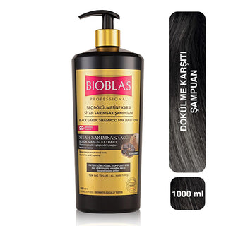 Bioblas Professional Black Garlic Shampoo for Hair Loss - 33.81 fl oz Nourishing Daily Use Bioblas Black Garlic Shampoo for Hair Loss black garlic shampoo, hair loss treatment shampoo, nourishing shampoo, daily use shampoo, sulfur-rich hair care, hair care products, natural ingredients, hair nourishment, hair loss solution, healthy hair, hair vitality