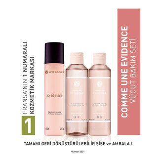 Comme une Evidence Bath and Body Care Set - Luxury Skincare Gift Set with Shower Gel, Body Milk, and Deodorant Comme une Evidence Luxury Bath & Body Set - Gift Skincare Comme une Evidence, Bath and Body Set, Skincare Set, Deodorant Set, French Skincare, Luxury Bath Products, Gift Set, Shower Gel, Body Milk, Spray Deodorant, Skincare Routine, Personal Care, Luxury Skincare, Premium Skincare, Bath and Body Care, Self-Care, Skincare Gift, French Luxury Skincare