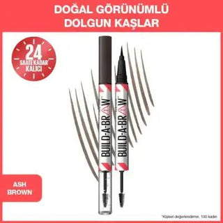 Maybelline Build-A-Brow 2-in-1 Eyebrow Pen & Setting Gel - Ash Brown: Shape, Define & Set Brows for a Lasting, Natural Look Maybelline 2-in-1 Brow Pen - Ash Brown: Define & Shape Brows Maybelline eyebrow pen, 2-in-1 brow pen, ash brown eyebrow pencil, eyebrow setting gel, build a brow, eyebrow shaper, long lasting eyebrow makeup, kaş sabitleyici, brow defining pen, eyebrow gel ash brown, eyebrow makeup, brow shaping, brow defining, makeup, cosmetics, beauty, brow gel, eyebrow pencil, ash brown, brow routine