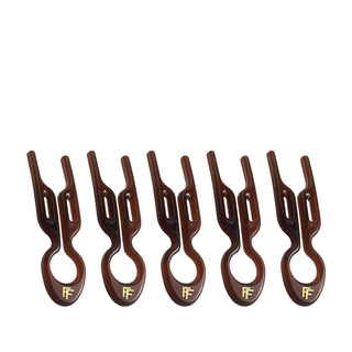 Fiona Franchimon No 1 Hairpin Petite Brown 5-Pack