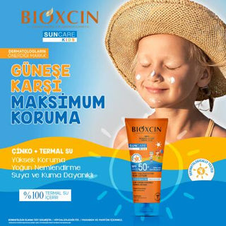 Bioxcin Children's Sunscreen Lotion SPF 50+ - Hypoallergenic, Paraben-Free, Water Resistant - 6.76 fl oz Bioxcin Kids Sunscreen SPF 50+ - Hypoallergenic & Paraben-Free children's sunscreen, SPF 50+ lotion, hypoallergenic sun care, zinc oxide sunscreen, paraben-free sun protection, kids sunblock, sensitive skin sunscreen, non-comedogenic sunscreen, fragrance-free sunscreen, water resistant sunscreen, outdoor protection for kids