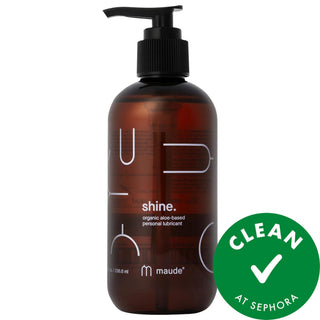 Shine - Organic Aloe-Based Personal Lubricant for Hydration & Comfort - Natural, pH-Balanced, Latex-Free Shine Organic Lubricant for Hydration & Comfort organic personal lubricant, natural lubricant, aloe-based lubricant, pH-balanced lubricant, latex-free lubricant, glycerin and paraben-free, personal care, intimate care, hydration, comfort, natural products, conscious living, wellness, bath & body, Sephora Clean, intimate wellness, couples care