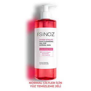 Sinoz Hydrating Facial Cleanser for Normal Skin: Gentle Daily Face Wash with Hyaluronic Acid, Pink Grapefruit & Acacia Collagen - Brightens & Moisturizes (400ml) Sinoz Facial Cleanser: Hydrating Face Wash for Normal Skin facial cleanser for normal skin, hydrating face wash, gentle daily cleanser, hyaluronic acid cleanser, skin brightening face wash, Sinoz cleanser, normal skin face wash, pink grapefruit cleanser, akasya collagen facial wash, face wash, cleanser, skincare, hyaluronic acid, akasya collagen, p