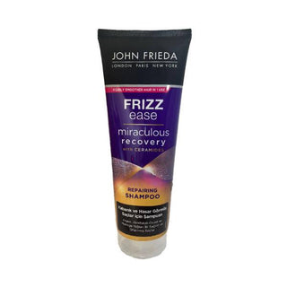 john frieda frizz ease shampoo 250ml, frizz ease miraculous recovery shampoo on display John Frieda Frizz Ease Shampoo - Miraculous Recovery | 250ml John Frieda Frizz Ease Shampoo - Miraculous Recovery | 250ml frizz-ease, miraculous-recovery, shampoo, hair-care, damaged-hair, frizzy-hair, moisturizing-shampoo, john-frieda, ai-generated, beauty