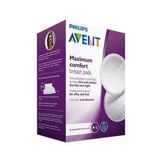 Philips Avent Textured Breast Pads - Comfortable, Disposable Nursing Pads for Breastfeeding Mothers - Pack of 24 Philips Avent Breast Pads for Comfort breast pads, Philips Avent breast pads, disposable breast pads, nursing pads, textured breast pads, breastfeeding comfort, new mom essentials, baby care products, disposable nursing pads, comfortable breastfeeding