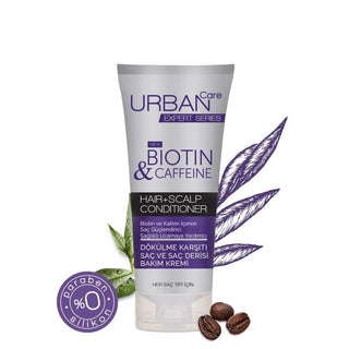 Urban Care Biotin & Caffeine Hair and Scalp Cream - 200ml - Nourishing, Reduces Hair Loss, Softens Hair Urban Care Biotin Hair Cream - Nourishes & Strengthens Hair care cream, Biotin hair treatment, Caffeine hair product, Reduce hair loss, Nourishing hair cream, Hair nourishment, Scalp care, Hair growth, Hair health, Biotin, Caffeine, Soft hair, Shiny hair, Hair manageability, Hair loss solution, Hair care routine