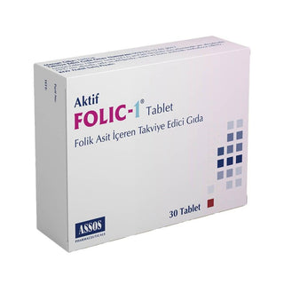 folic 1 tablet packaging, folic acid supplement displayed, 30 count folic tablets Eczanecomtr Folic 1 Tablets - Folate Supplement | 30 Count Folic 1 30 Tablets - Folate Supplement | Eczanecomtr folic-acid, dietary-supplement, pregnancy-support, health-and-wellness, tablets, vitamin-supplements, adult-nutrition, eczanecomtr, nutritional-health, ai-generated