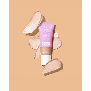 Wet n Wild MegaGlo Glow in Love Radiance Liquid Highlighter - Niacinamide, Buildable Coverage, Radiant Glow Wet n Wild MegaGlo Liquid Highlighter - Radiant Glow, Niacinamide liquid highlighter, wet n wild MegaGlo, glow in love radiance, niacinamide highlighter, buildable highlighter, skincare-infused makeup, radiant glow, natural glow, makeup with skincare benefits, beauty essentials, glow up, Wet n Wild cosmetics