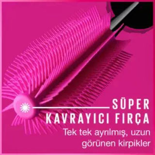 Maybelline New York Lash Sensational Firework Mascara - Waterproof, Volumizing, Lengthening Mascara for Dramatic Eye Makeup Maybelline Lash Sensational Firework Mascara - Waterproof & Volumizing Maybelline New York Lash Sensational Firework Mascara, waterproof mascara, volumizing mascara, lengthening mascara, intense black mascara, dramatic eye makeup, long-lasting mascara, special brush design, Carbon Black pigments, elastic polymers, film-forming agents, cosmetic, eye makeup, beauty product, makeup essent