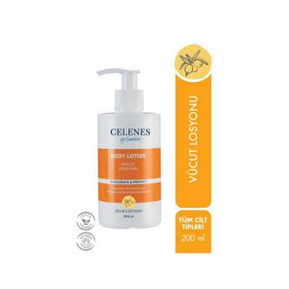 celenes sea buckthorn body lotion 200ml, natural vegan body lotion with sea buckthorn Celenes Sea Buckthorn Body Lotion - Rejuvenating Formula | 200ml Celenes Sea Buckthorn Body Lotion - 200ml body-lotion, sea-buckthorn, vegan, natural-skincare, hydrating-lotion, non-toxic, moisturizer, cruelty-free, vegan-friendly, ai-generated