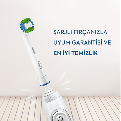 Oral-B Precision Clean Replacement Brush Heads - Superior Plaque Removal & CleanMaximiser Technology - Compatible with M