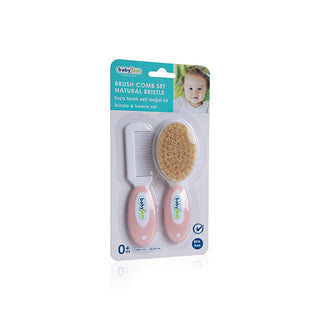 babyjem natural bristle brush and comb set pink, gentle hair care tools for infants Babyjem Natural Bristle Brush & Comb Set - Gentle Hair Care for Infants | Pink Babyjem Natural Bristle Brush & Comb Set - Baby Care baby-care, infant-grooming, natural-bristle, babyjem, new-parents, gentle-comb, soft-brush, baby-beauty, personal-care, ai-generated