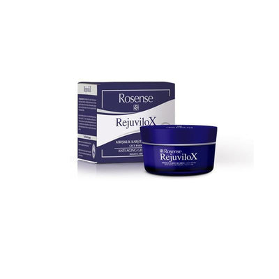 Rosense Rejuvilox Anti-Aging Night Cream Gel 50ml - Reduces Fine Lines & Wrinkles, Improves Skin Elasticity