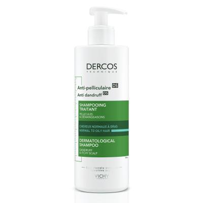 Vichy Dercos Anti-Dandruff Shampoo: Salicylic Acid & Octopirox Treatment for Oily Hair, Itchy Scalp Relief - Paraben Fre