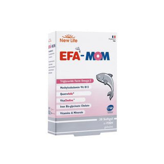 New Life EFA Mom: Comprehensive Pregnancy Supplement with DHA, Folic Acid & Iron - Gluten-Free Prenatal Vitamins New Life EFA Mom Prenatal: DHA, Folic Acid, Iron - Pregnancy Support pregnancy supplement, prenatal vitamins, postnatal vitamins, DHA supplement for pregnancy, Omega-3 supplement for pregnancy, folic acid supplement pregnancy, iron supplement pregnancy, fish oil capsules, gluten-free prenatal vitamins, EFA Mom, pregnancy health, prenatal care, maternal health, baby development, fetal development,