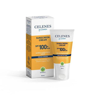 Celenes Herbal SPF 100 Sunscreen: Maximum Sun Protection, Paraben & Alcohol-Free, Minimizes Sunspots - 50ml Celenes SPF 100 Sunscreen: Max Sun Protection & Sunspot Defense sunscreen, SPF 100 sunscreen, paraben-free sunscreen, alcohol-free sunscreen, sun protection, sunspot reduction, face sunscreen, body sunscreen, high SPF sunscreen, sun cream, sunblock, sun lotion, herbal sunscreen, sensitive skin sunscreen, all skin types, anti-aging, skin care, summer essentials, beach, outdoor activities, daily use, ge