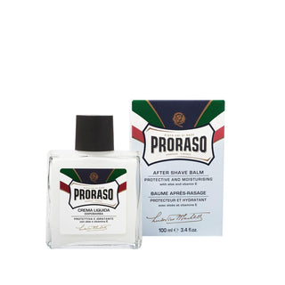 Proraso After Shave Balm with Aloe Vera and Vitamin E - Soothes and Moisturizes Skin, 3.38 fl oz Proraso After Shave Balm with Aloe Vera & Vitamin E After Shave Balm, Proraso, Aloe Vera, Vitamin E, Shaving Care, Men's Grooming, Skin Soothing Products, Natural Ingredients, Sensitive Skin Care, Post Shave Routine, Moisturizing Products, Shaving Essentials