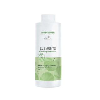 Wella Elements Renewing Paraben-Free Conditioner 1000 ml - Nourishing Hair Cream for Damaged Hair