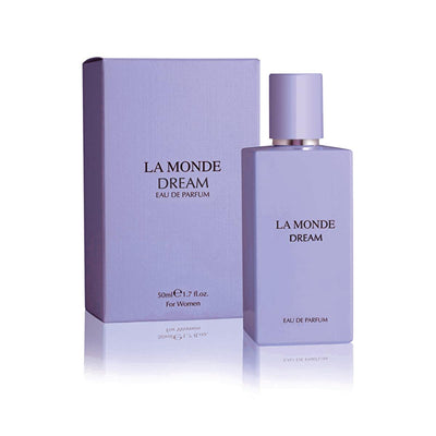 La Monde Dream Women's Perfume: Enchanting Floral Oriental EDT - Bergamot, Jasmine, Rose, Patchouli & Musk - Long Lastin