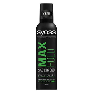 Syoss Maximum Hold Hair Mousse - 48H Mega Strong Styling Control, Non-Sticky, Volumizing - Ultimate Hairstyle Longevity Syoss Hair Mousse: 48H Maximum Hold - Non-Sticky Styling hair mousse, styling mousse, strong hold mousse, maximum hold hair mousse, 48 hour hold mousse, hair styling products, Syoss mousse, hair volumizer, non-sticky hair mousse, hair styling, hair hold, long lasting style, hair products, hair care, styling control, volumizing mousse, women's hair care, hair fashion, hair trends, professio