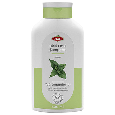 Otacı Nettle Shampoo - Sebum Balancing for Oily & Normal Hair, 13.53 fl oz