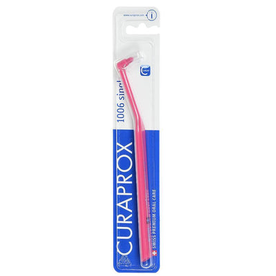 Curaprox 1006: Single Tufted Toothbrush for Precision Cleaning, Dental Implants & Orthodontic Care Ð Reach Every Tooth f