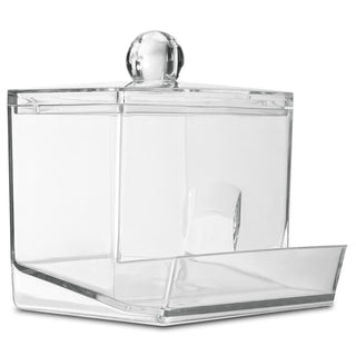 Eklips Clear Acrylic Cotton Swab Organizer - Hygienic Q-Tip Holder, Stylish Vanity & Bathroom Storage Solution Eklips Cotton Swab Organizer - Hygienic & Stylish Storage cotton swab organizer, cotton bud holder, makeup organizer, vanity organizer, bathroom storage, hygienic cotton swab storage, clear acrylic organizer, q-tip holder, cotton swabs, qtips, makeup storage, bathroom organizer, vanity storage, acrylic organizer, storage container, cosmetic organizer, hygiene, personal care, cleaning supplies, make