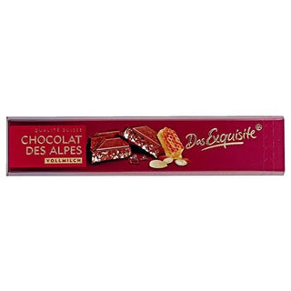 Das Exquisite Swiss Milk Chocolate with Honey & Almond Nougat - Premium Confectionery, 100g Das Exquisite Swiss Milk Chocolate - Premium Chocolate with Honey & Almond Swiss chocolate, milk chocolate, honey and almond nougat, premium confectionery, gourmet chocolate, chocolate lovers, Swiss origin, high-quality chocolate, luxurious treats, gift ideas, special occasions, confectionery with honey, almond chocolate