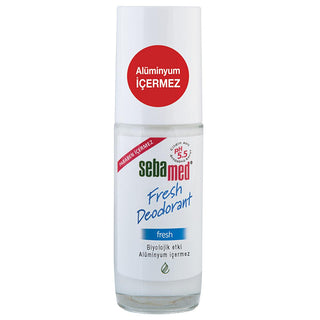 Sebamed Women's Deodorant Roll-On Fresh - pH Balanced, Long Lasting Freshness for Sensitive Skin, 1.69 fl oz Sebamed Women's Deodorant Roll-On Fresh - pH 5.5, Long Lasting Women's Deodorant, pH Balanced Deodorant, Sebamed Deo Roll-On, Natural Deodorant for Women, Long Lasting Freshness Deodorant, Sensitive Skin Care, Roll-On Deodorant, Women's Hygiene Products, Personal Care, Natural Skincare, Deodorant for Women, pH 5.5 Deodorant, Gentle Deodorant, Fragrance Deodorant