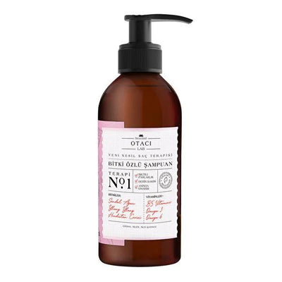 Otacı Lab Otacõ Lab Herbal Shampoo: Sulfate-Free Moisturizing & Repair for Dry, Damaged Hair - Natural Coconut & Ylang Y