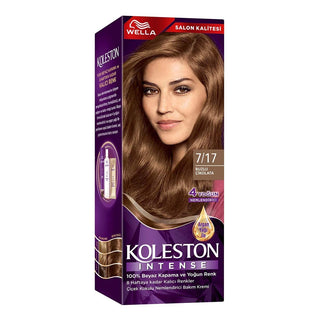 Wella Koleston Intense Icy Chocolate 7/17 Permanent Hair Dye: 100% Gray Coverage, Long Lasting Color, Argan Oil Infused for Intense Shine & Health Wella Koleston Hair Dye: Icy Chocolate, Gray Coverage, Long Lasting permanent hair dye, hair color, gray coverage hair dye, long lasting hair color, icy chocolate hair dye, argan oil hair dye, wella koleston, hair coloring kit, at home hair color, intense hair color, hair dye, hair coloring, gray hair coverage, long-lasting color, argan oil, icy chocolate, at-hom